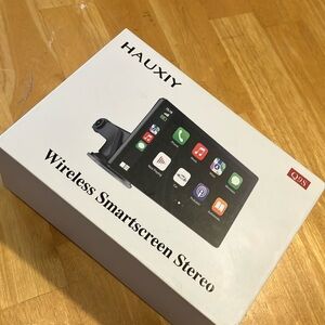 Hauxly new wireless, smart screen, stereo number Q9S, box was open, never used